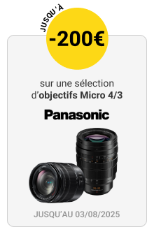 Panasonic objectifs Micro 4/3