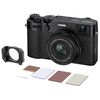 photo Fujifilm X100V Noir avec Nisi Professional Kit