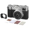 Appareil photo compact / bridge numérique Fujifilm X100VI Argent avec Nisi Professional Kit