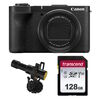 Appareil photo compact / bridge numérique Canon PowerShot V1 + micro Deity + carte 128 Go