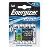 photo Energizer 4 piles LR6 AA Lithium Ultimate