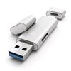 photo Satechi Lecteur de cartes SD/microSD USB-C - aluminium silver