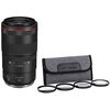 Objectif photo / vidéo Canon RF 100mm F2.8L Macro IS USM + Jeu de 4 bonnettes macro