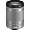 Objectif photo / vidéo Canon 18-150mm EF-M f/3.5-6.3 IS STM Argent